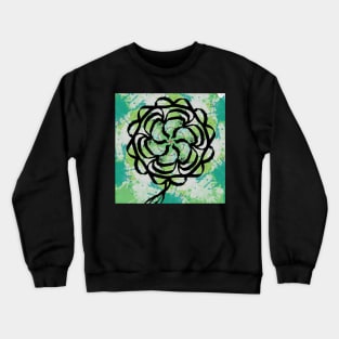 Tie Dye Clover Luck Crewneck Sweatshirt